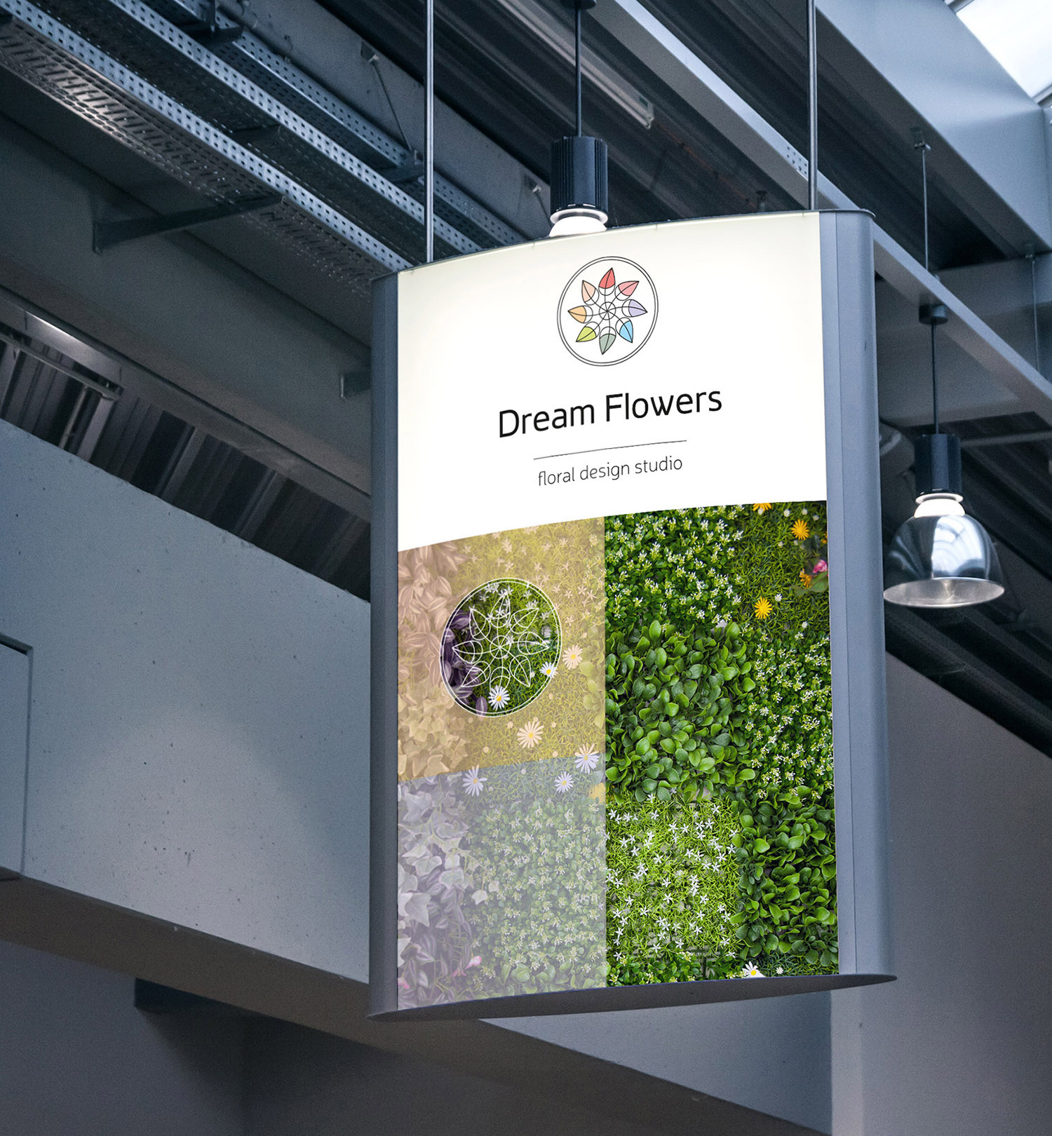 логотип студии флористики Dream Flowers